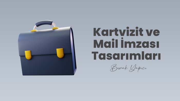 baskıya hazır kartvizit ve mail imzası tasarımları yapıyorum