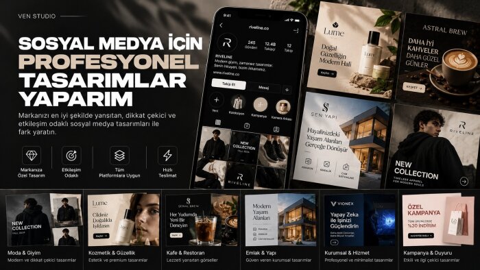 sosyal medya için profesyonel tasarımlar yaparım