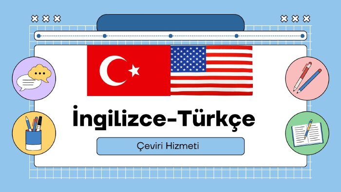 İngilizce Türkçe çeviri hizmeti sunuyorum