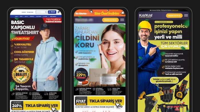 size özel tek yaprak site tasarlarım