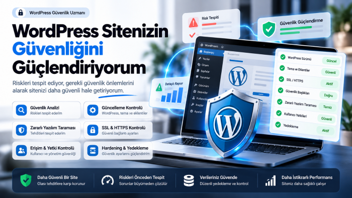 WordPress sitenizin güvenliğini güçlendiririm