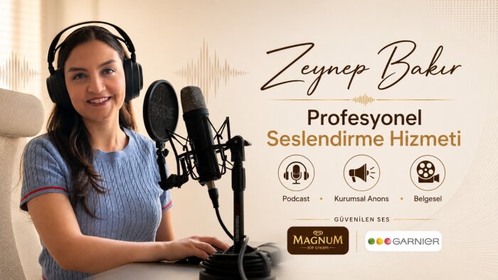 profesyonel seslendirme, spikerlik hizmeti sunarım