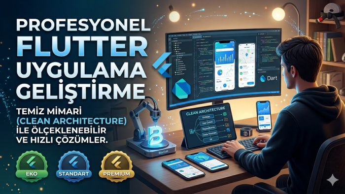 android ve ios uygulama geliştiriyorum