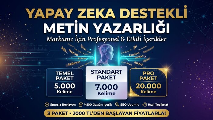 markanız için ai ile düzgün yazılar oluştururum