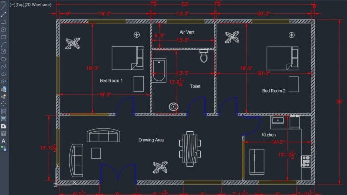  Autocad ile mimari çizimlerinizi profesyonelce hazırlarım