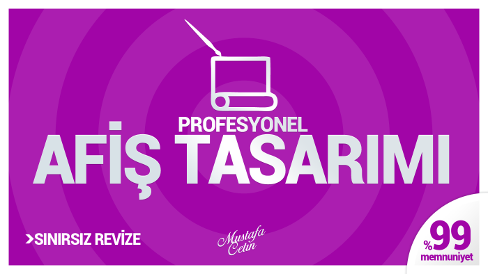 firmanızın için gerekli olan afiş tasarımını yaparım