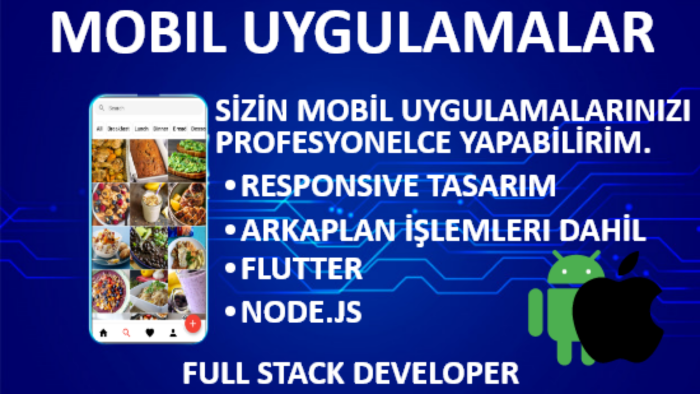 profesyonel ve kaliteli şekilde mobil uygulamanızı yaparım
