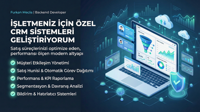 işletmenize özel performans odaklı CRM tasarlarım
