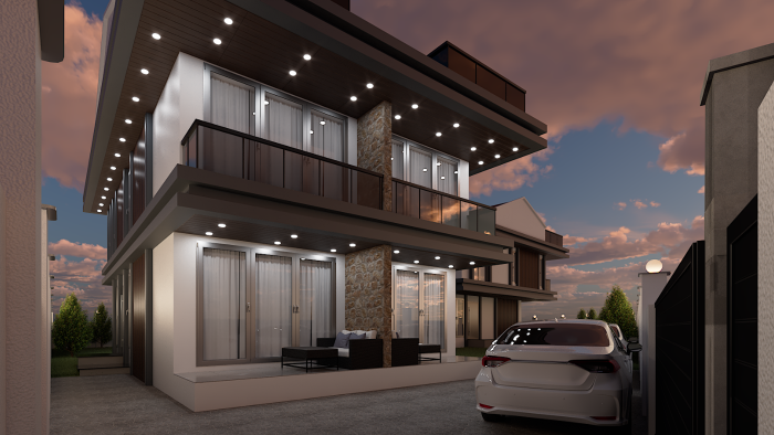 3dmax ile mimari iç ve dış mekan modelleme yapıyorum
