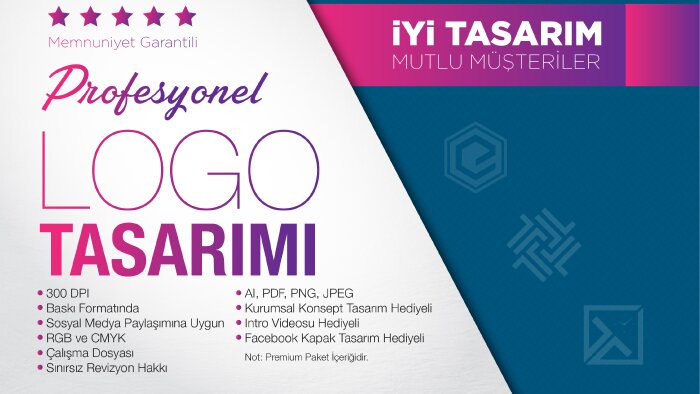 sizin için profesyonel kurumsal logo yapabilirim