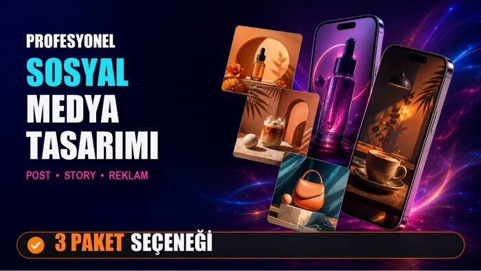markanıza özel sosyal medya gönderileri tasarlarım