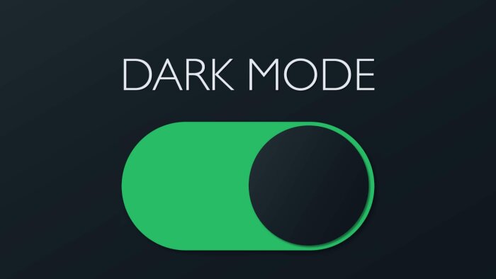 sitenizin dark mode halini yapabilirim