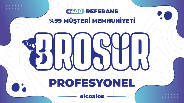 broşür tasarımı yapabilirim