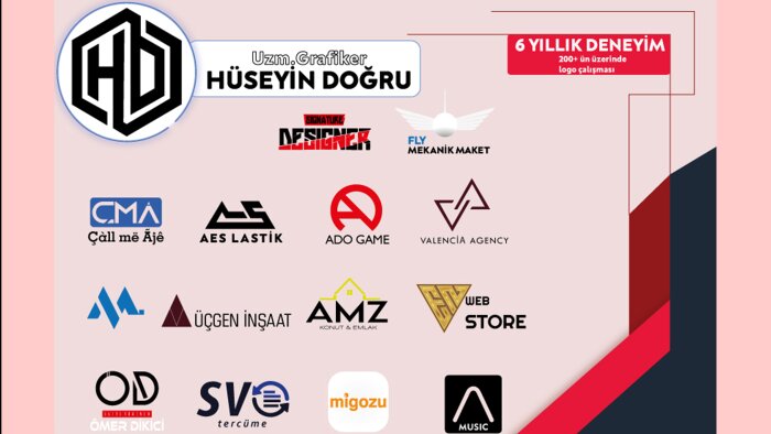 her zaman kullanabileceğiniz logolar tasarlayabiliyorum