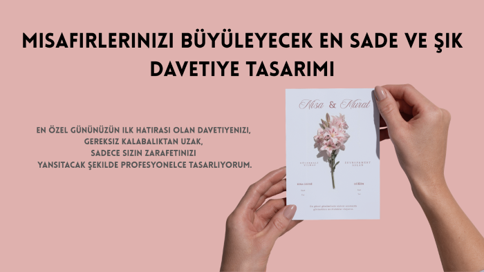 özel günleriniz için davetiye tasarlarım