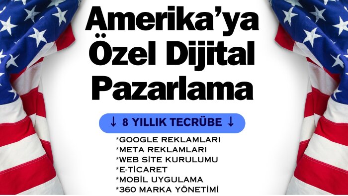 Amerika'da bulunan ekibimle reklam çalışması yaparım