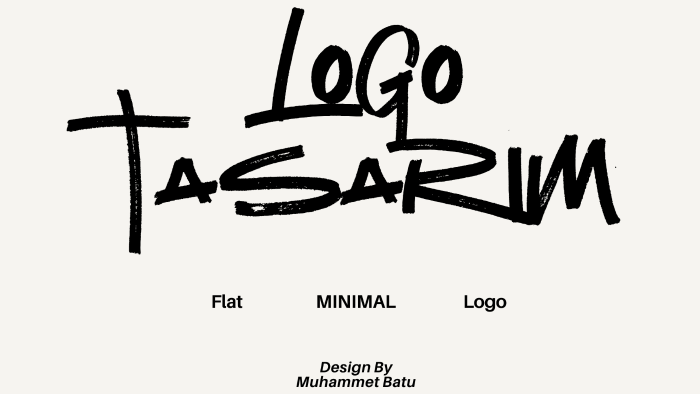 Flat & modern logo tasarlıyorum