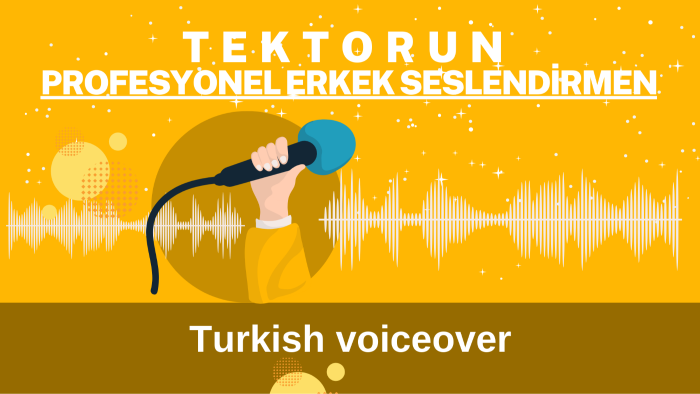 video tasarımlarınıza reklam seslendirmesi yapabilirim