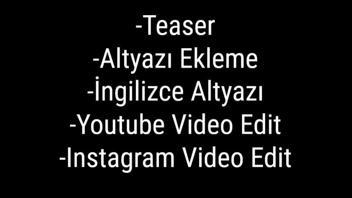 sizin için profesyonel video yaparım