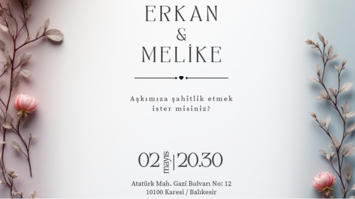 fark yaratan davetiyeler tasarlıyorum