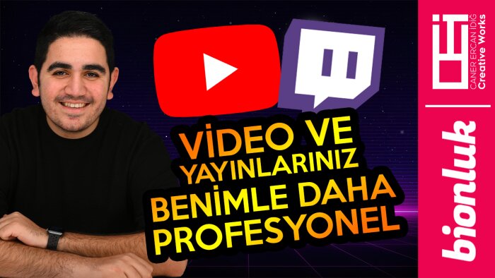 YouTube videolarınız için yayın paketi hazırlarım