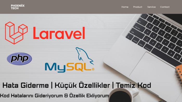 laravel projenizde hataları düzeltiyor ve özellik ekliyorum