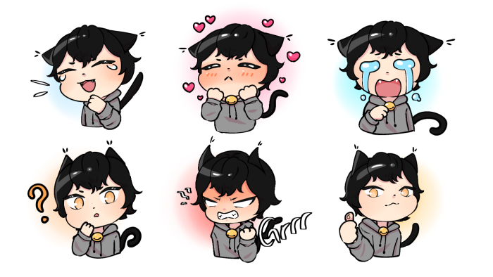 sizin için chibi emote çizimler tasarlarım