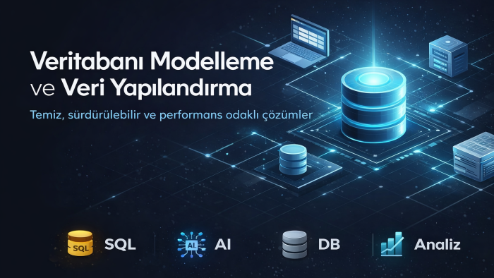 verilerinizi doğru şekilde modelleyip yapılandırırım
