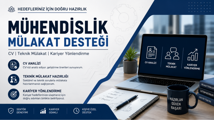 mühendislik mülakatlarına hazırlanmanıza yardımcı olurum