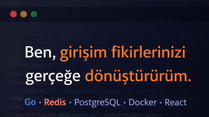 girişim fikirlerinize özel yazılım geliştiririm