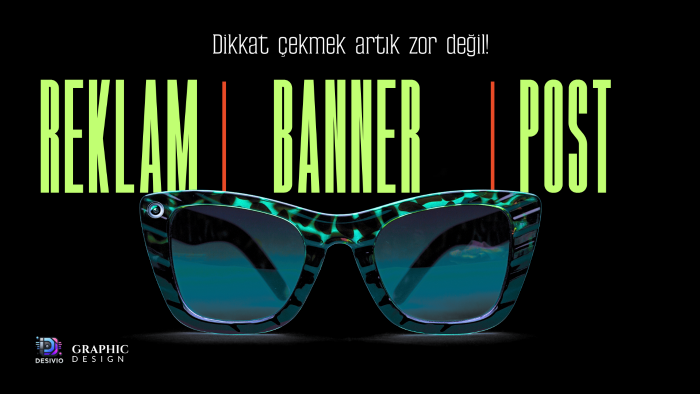 reklam, banner ve post görselleri hazırlarım