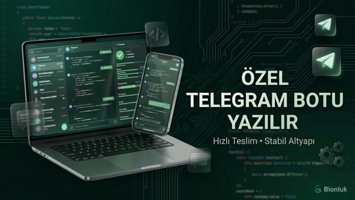 size özel profesyonel Telegram botu ve programı yazabilirim