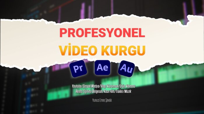 profesyonel bir şekilde videolarınızı düzenlerim