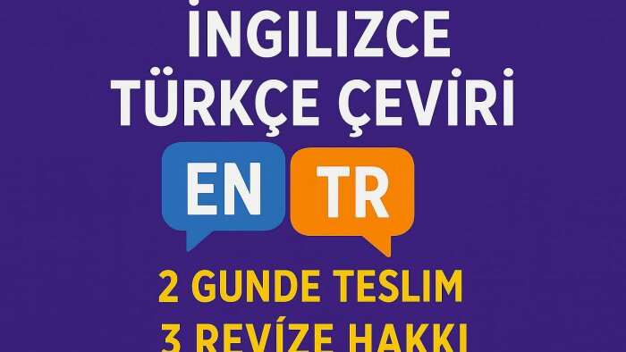 çeviri yapıyorum