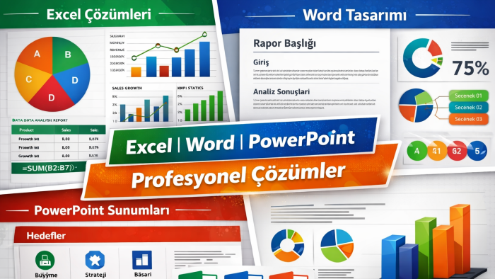 Microsoft Office ile profesyonel çözümler üretirim