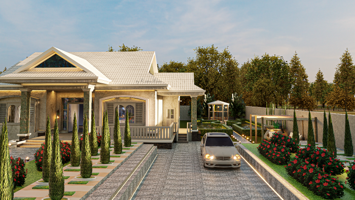 üç boyutlu modelleme yapar ve render alırım