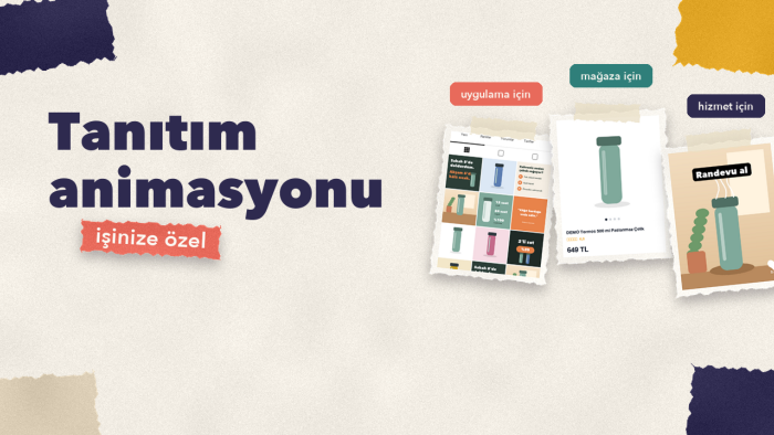 işinize özel seslendirmeli tanıtım animasyonu yaparım