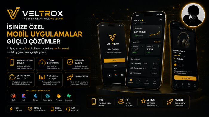 özel mobil uygulamalar geliştiririm