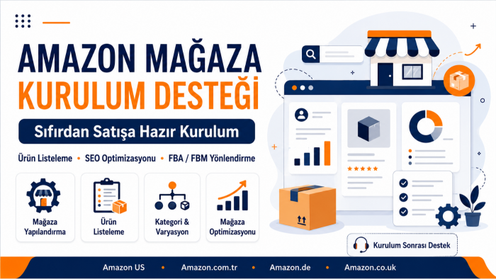 amazon mağazanızı kurup satışa hazır hale getiriyorum