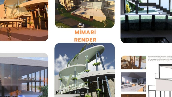 3d mimari proje renderları alırım