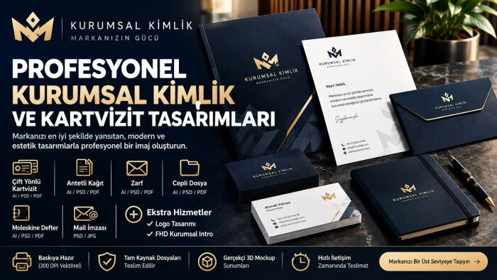 uygun fiyata kurumsal kimlik ve kartvizit tasarımı yaparım