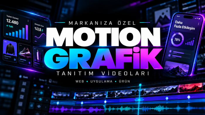 markanıza özel motion grafik tanıtım videoları hazırlarım