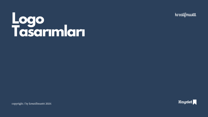 logo tasarımı yapıyorum