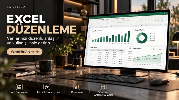 Excel formüllerini düzeltip veri temizleyebilirim