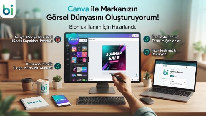 sosyal medya için canva ile tasarımlar yapabilirim