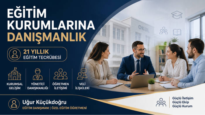 kurumlara eğitim danışmanlığı yaparım