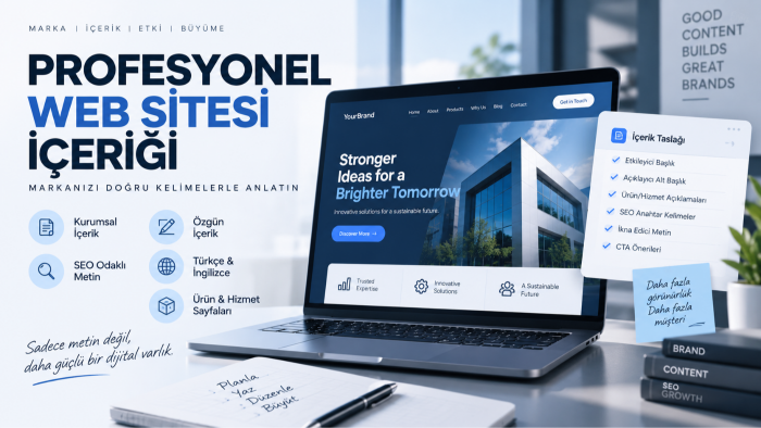markanıza özel web sitesi içerikleri yazarım