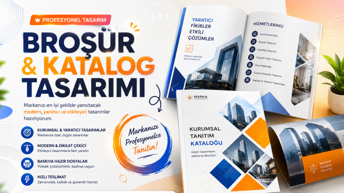 broşür ve katalog tasarımı yaparım