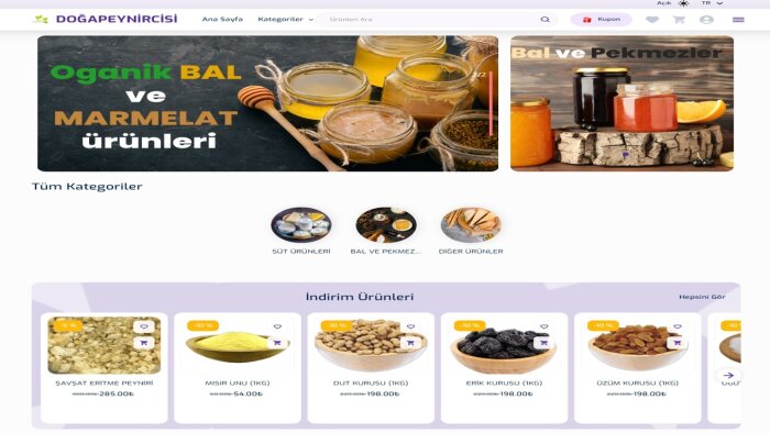 e-ticaret konusunda mobil uygulama ve websitesi geliştiririm