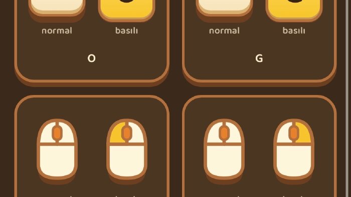 oyun sektöründe UI, tuş takımları tasarımı yapıyorum